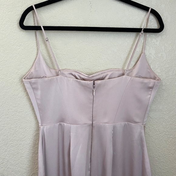 House of CB | Olivette Corset Maxi Dress I'm Crystal satin Size Large NWOT - Picture 9 of 15